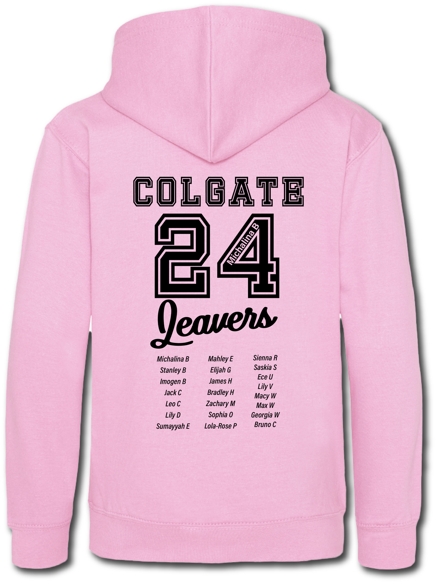 Colgate Leavers Hoodie - Personalised