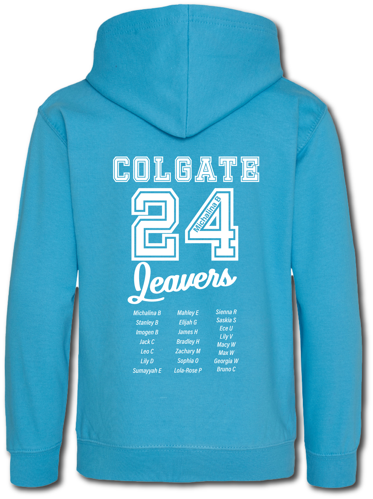 Colgate Leavers Hoodie - Personalised