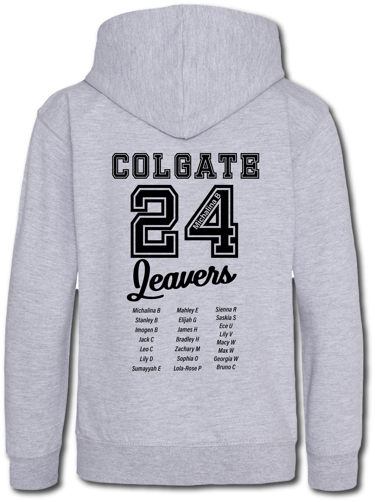 Colgate Leavers Hoodie - Personalised