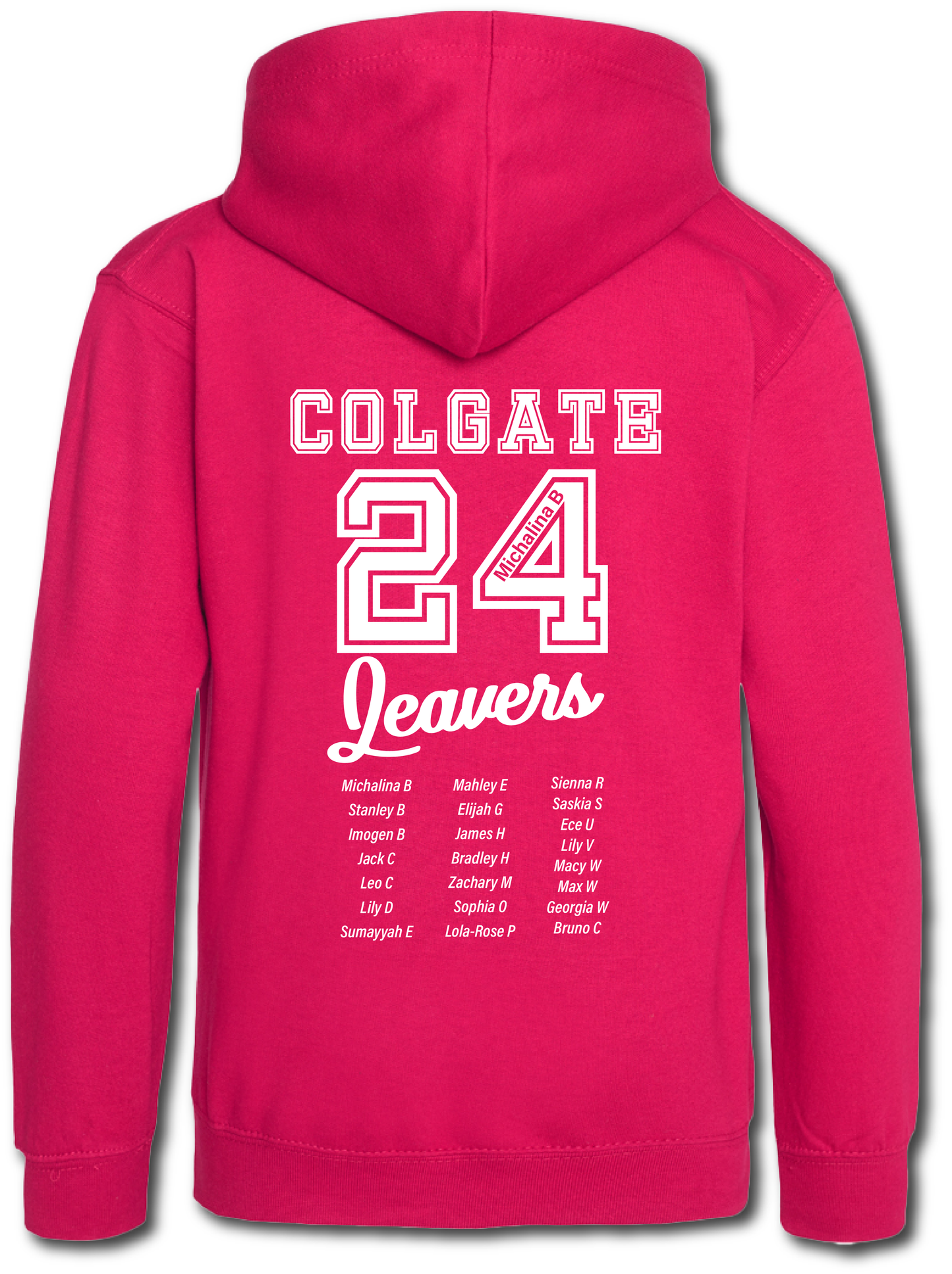 Colgate Leavers Hoodie - Personalised