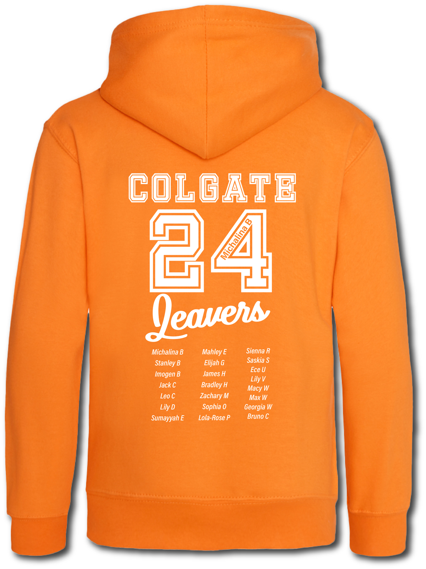 Colgate Leavers Hoodie - Personalised