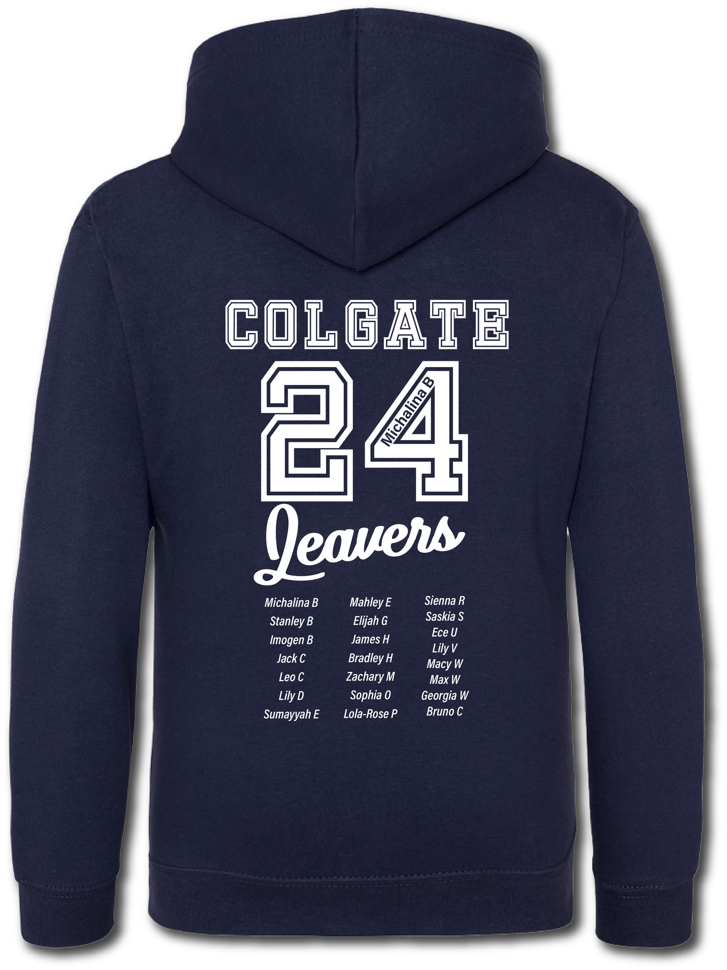 Colgate Leavers Hoodie - Personalised