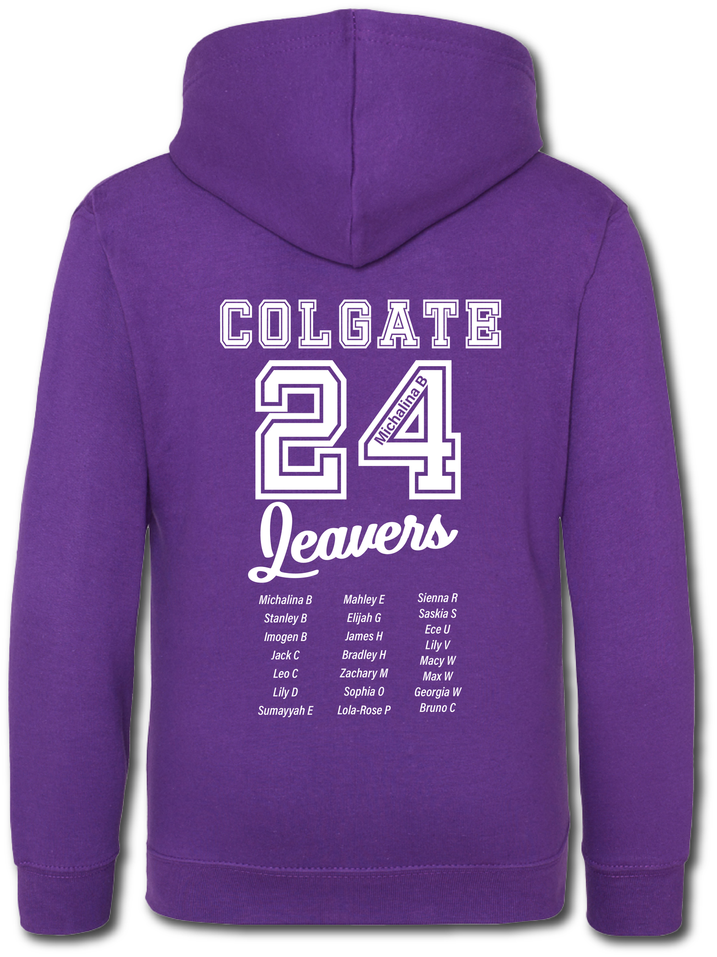 Colgate Leavers Hoodie - Personalised