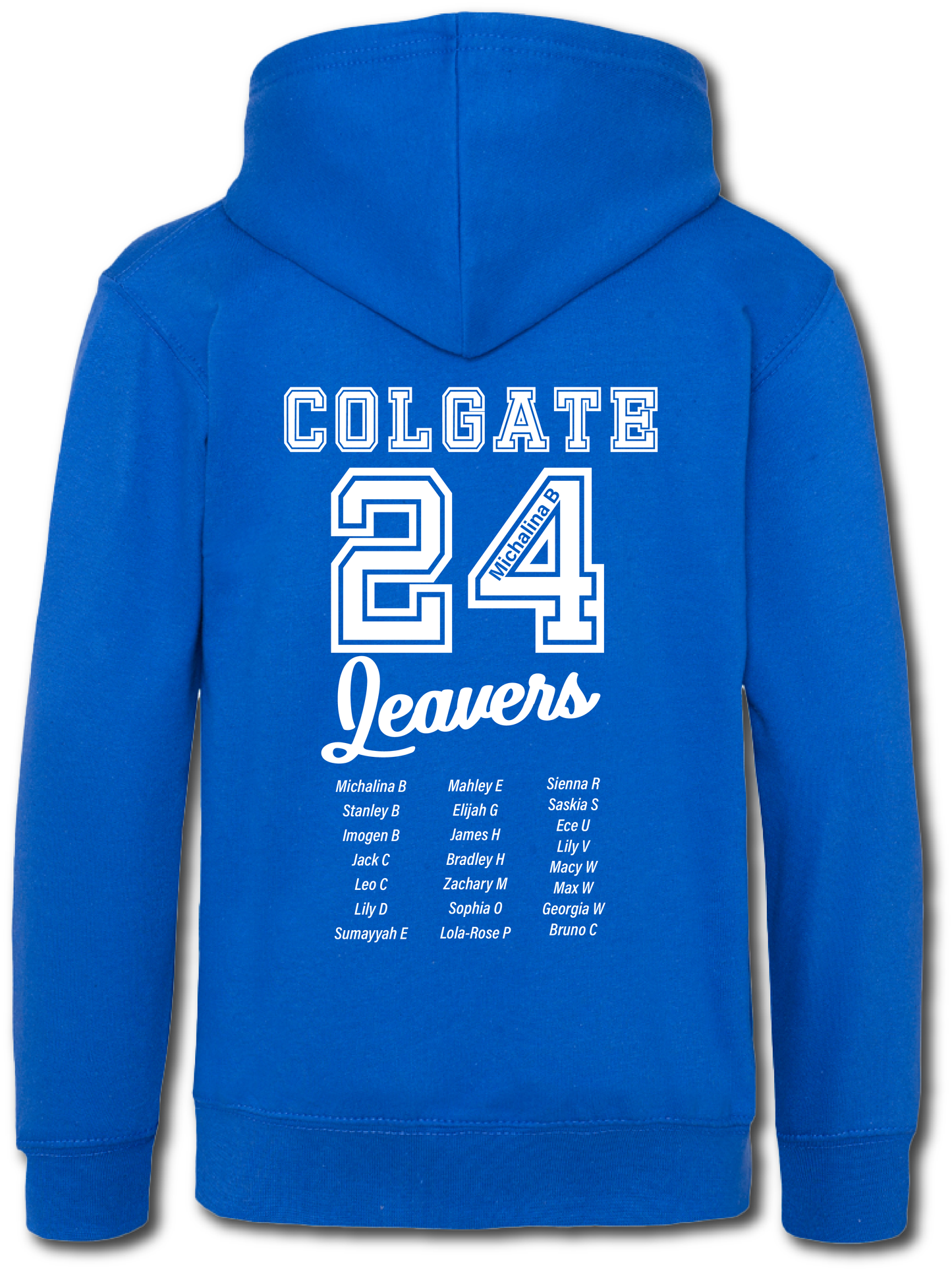 Colgate Leavers Hoodie - Personalised